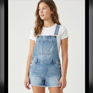 No Boundaries Blue Denim Jumpsuit Casual Style